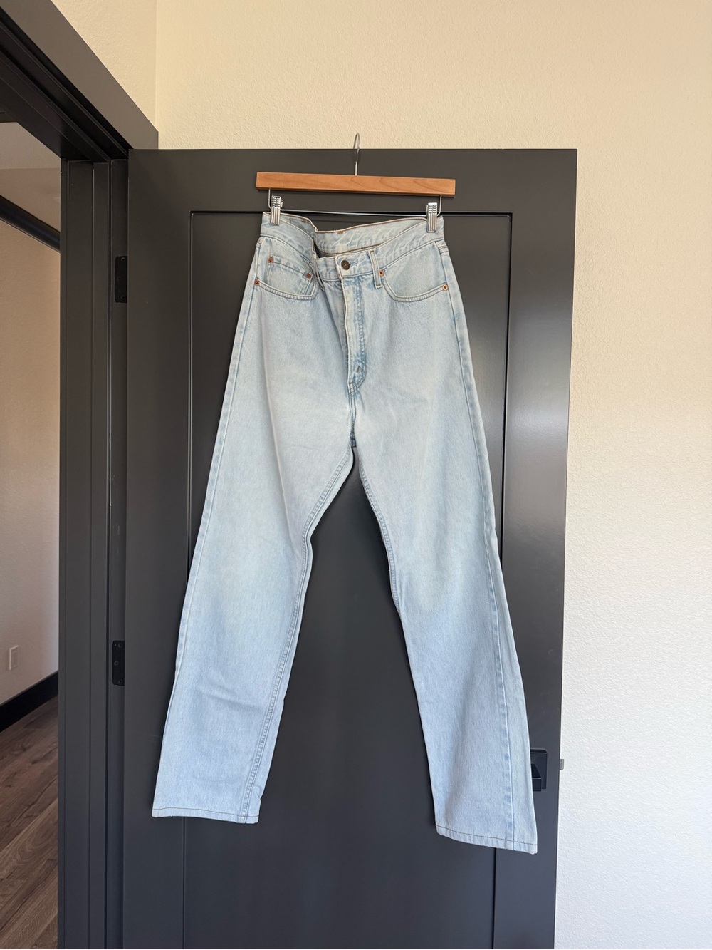 Vintage Orange Tab Levi’s Light Wash Straight-Leg Jeans